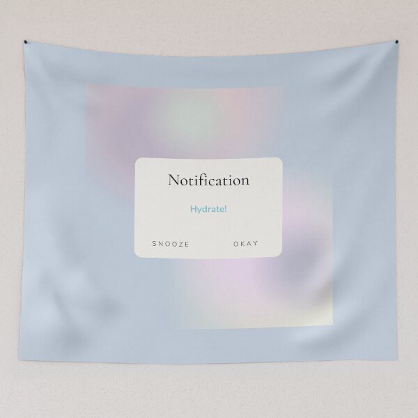 Item preview, Hydrate Notification designed and sold by SimpleLee.