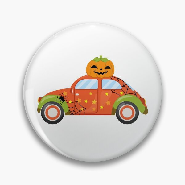 Artikelvorschau, Halloween-Auto mit Kürbis entworfen und verkauft von Fashion-vintage.