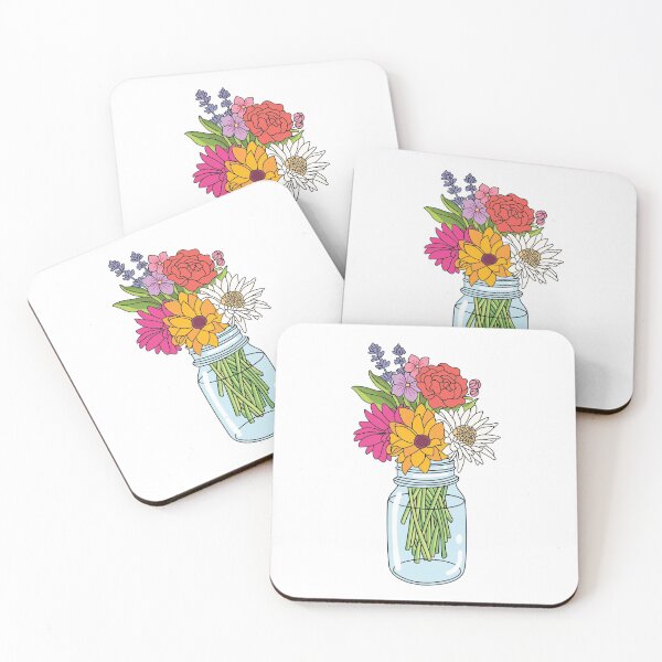 Item preview, Flowers in a jar designed and sold by SuperrSunday.