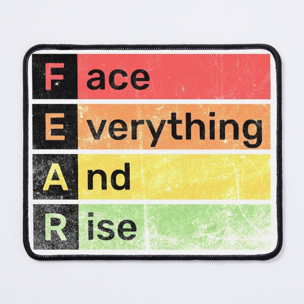 Item preview, Motivation Saying Overcome Your Fears Mindset Success designed and sold by CreatDifference.