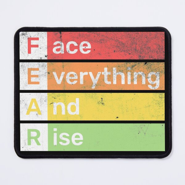 Item preview, Motivation Saying Overcome Your Fears Success Mindset designed and sold by CreatDifference.