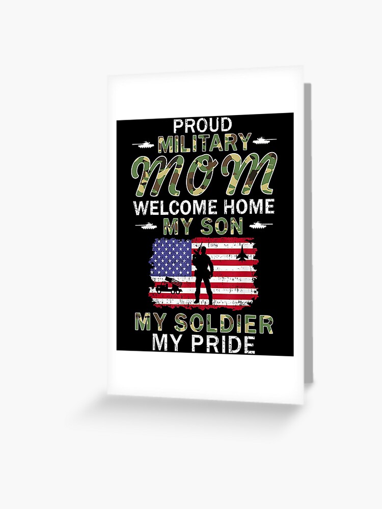 Mother's Day Funny Gift Ideas Apparel Proud Military Mom Proud