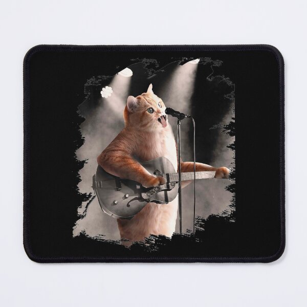 Item preview, Rocker Cat With Rock Guitar designed and sold by jennifera11.
