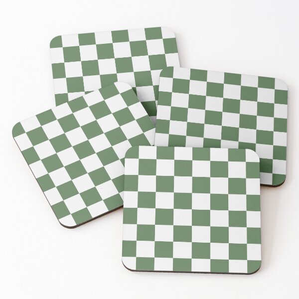 Item preview, Retro Green Checkered Pattern designed and sold by cadinera.