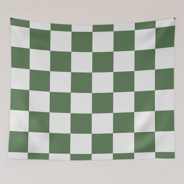 Item preview, Retro Green Checkered Pattern designed and sold by cadinera.