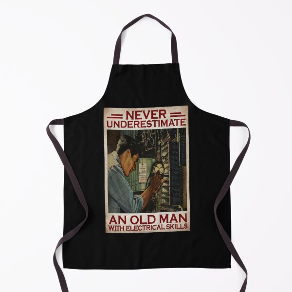 Item preview, Never Underestimate An Old Man With Electrical Skills - Men Electrical Poster Gift designed and sold by SockaArt1.
