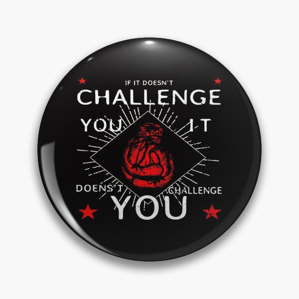 Item preview, Motivation Slogan -If it Doesnt Challenge you - with Boxing Glove designed and sold by WearWolfDesigns.