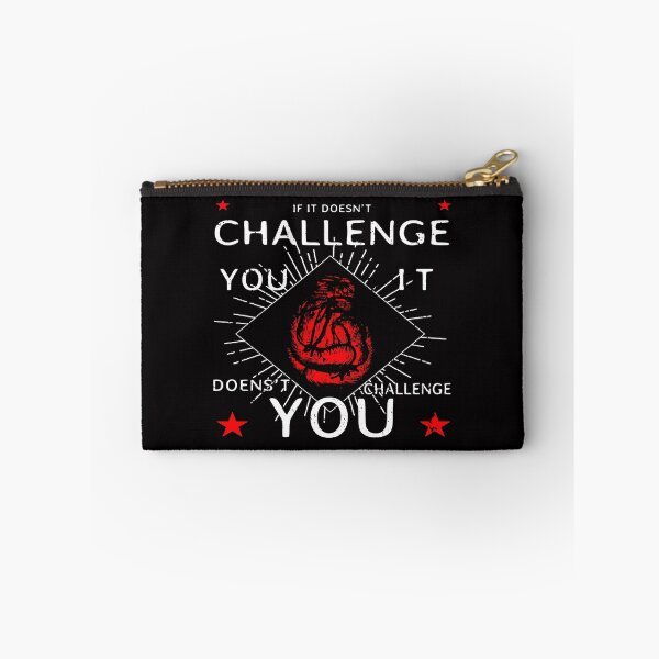 Item preview, Motivation Slogan -If it Doesnt Challenge you - with Boxing Glove designed and sold by WearWolfDesigns.