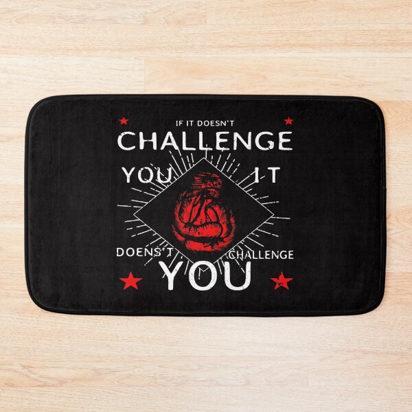 Item preview, Motivation Slogan -If it Doesnt Challenge you - with Boxing Glove designed and sold by WearWolfDesigns.