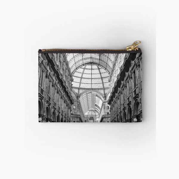 Item preview, Galleria Vittorio Emanuele II in black and white designed and sold by Restless Art.