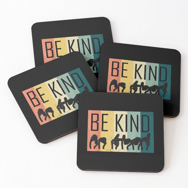 Item preview, Be Kind Asl Sign Language Alphabet Vintage Gift designed and sold by jennifera11.