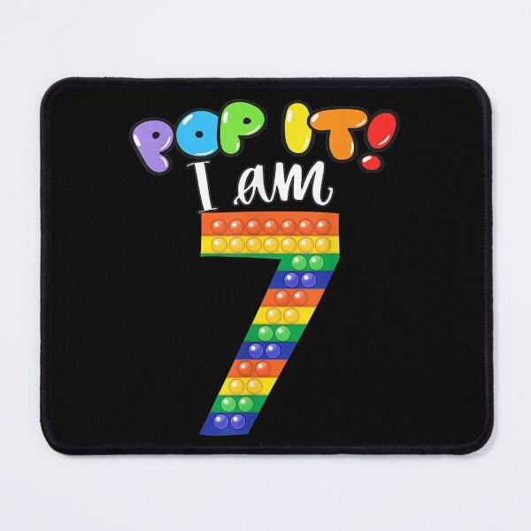 Item preview, Pop it I am 7 years old 7th Birthday Cool party Fidget designed and sold by KajaSzulc.