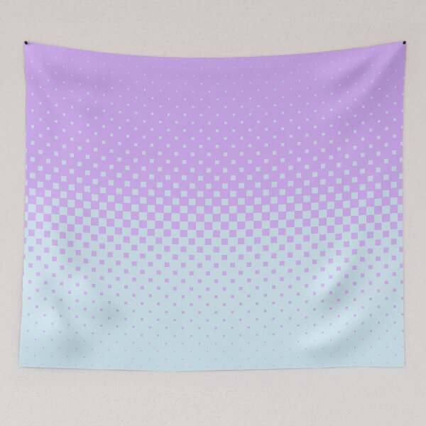 Item preview, Square Fade - Blue Check designed and sold by bunbun369.