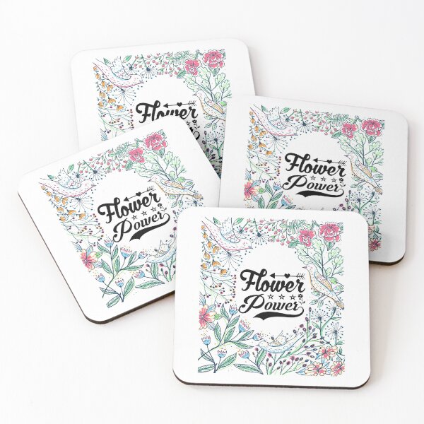 Item preview, Quote "Flower power" - Inspirational quotes designed and sold by AdvanceDesign.