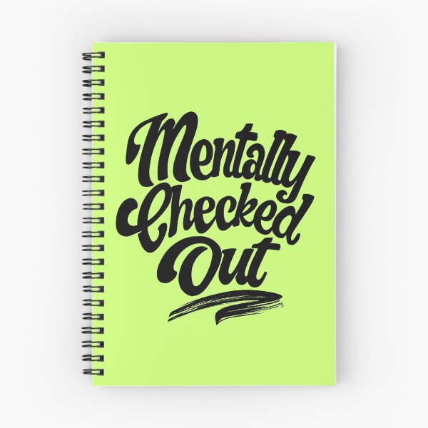 Item preview, Mentally Checked Out  designed and sold by LiveToLearn.