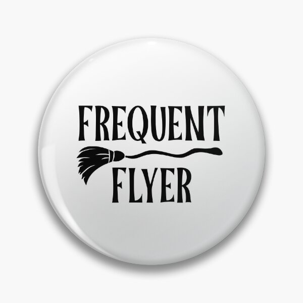 Item preview, Frequent Flyer Witch Broom Halloween Gift designed and sold by kolbasound.