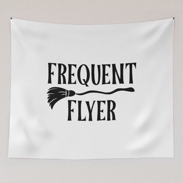 Item preview, Frequent Flyer Witch Broom Halloween Gift designed and sold by kolbasound.