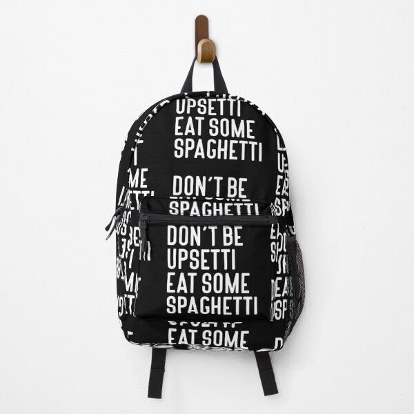 Item preview, Don't Be Upsetti Eat Some Spaghetti Typography Food Quote in Normal Style - Funny designed and sold by Vasabi88.