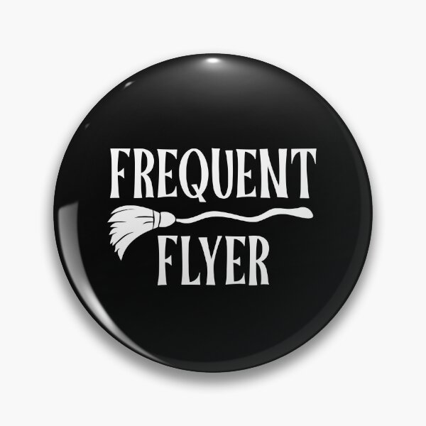 Item preview, Frequent Flyer Witch Broom Halloween Gift designed and sold by kolbasound.