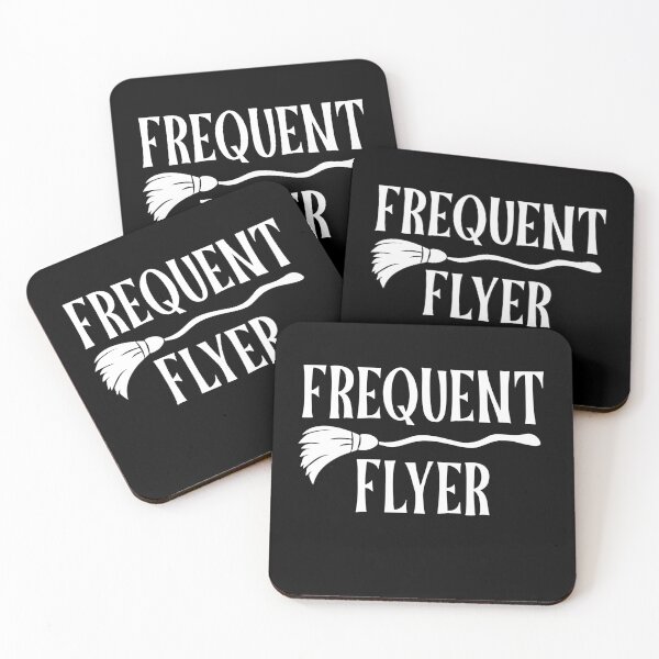 Item preview, Frequent Flyer Witch Broom Halloween Gift designed and sold by kolbasound.