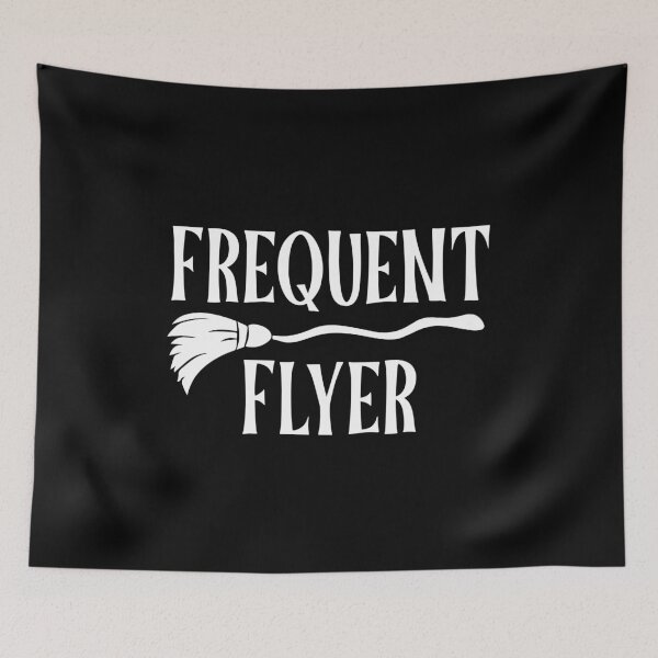 Item preview, Frequent Flyer Witch Broom Halloween Gift designed and sold by kolbasound.