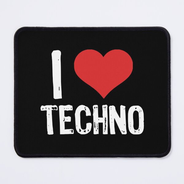 Item preview, I Love Techno designed and sold by The "I Love Everything" Shop.