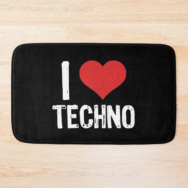 Item preview, I Love Techno designed and sold by The "I Love Everything" Shop.
