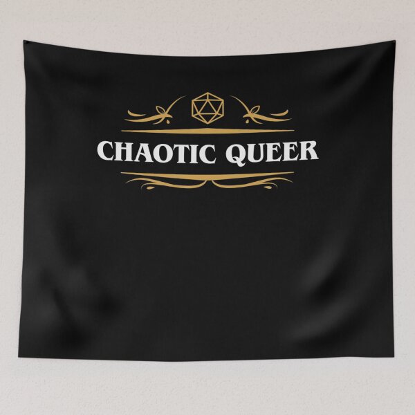 Item preview, Chaotic Queer Polyhedral D20 Dice LGBTQ Pride  designed and sold by ThereseKutch.