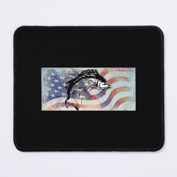 Item preview, American Flag Fish Cool Graphic Hob Gift Fishing designed and sold by jennifera11.