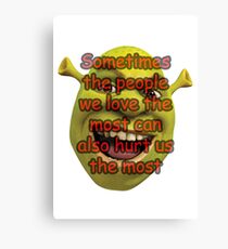 Shrek Canvas Print