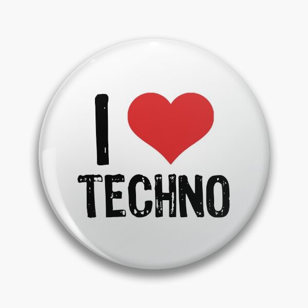 Item preview, I Love Techno designed and sold by The "I Love Everything" Shop.