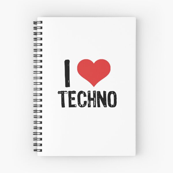 Artikelvorschau, Ich liebe Techno entworfen und verkauft von The "I Love Everything" Shop.