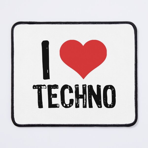 Item preview, I Love Techno designed and sold by The "I Love Everything" Shop.