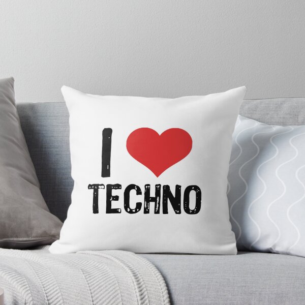 Item preview, I Love Techno designed and sold by The "I Love Everything" Shop.