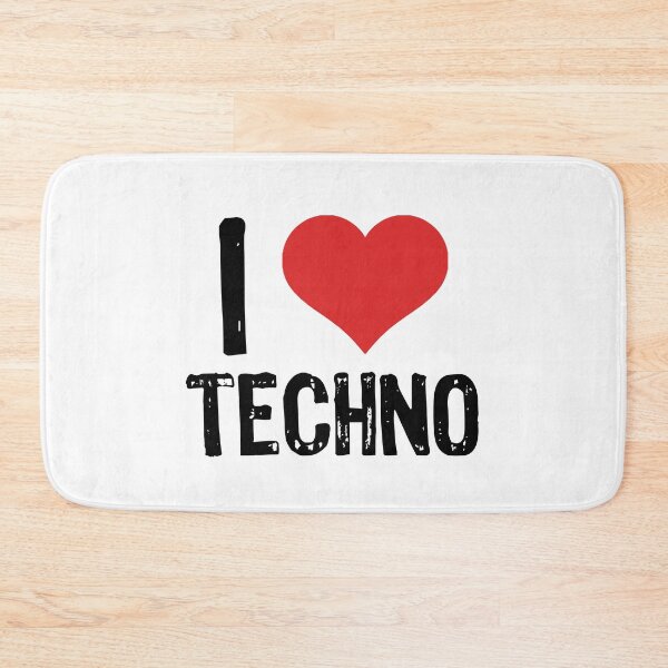 Item preview, I Love Techno designed and sold by The "I Love Everything" Shop.