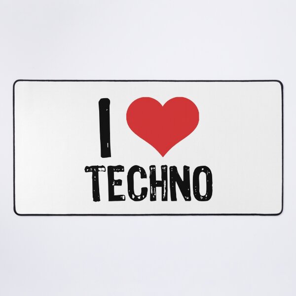 Item preview, I Love Techno designed and sold by The "I Love Everything" Shop.