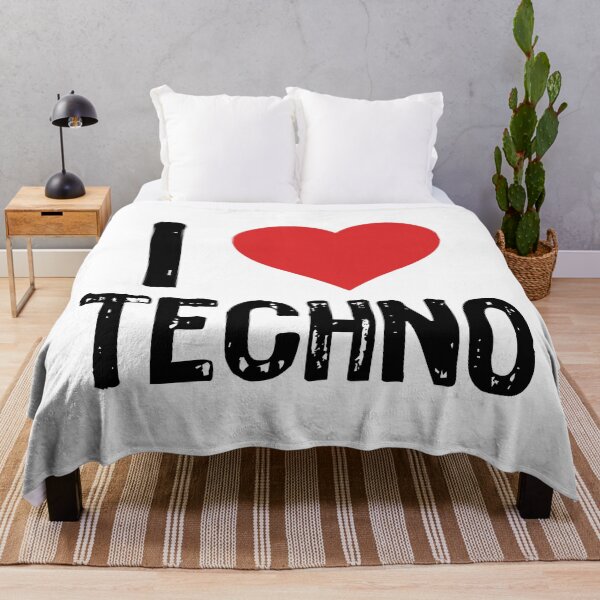 Item preview, I Love Techno designed and sold by The "I Love Everything" Shop.