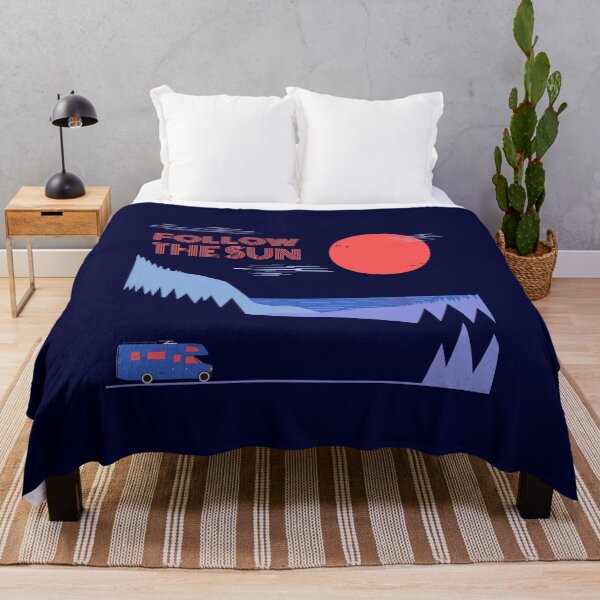 Item preview, Sun Sunset Adventure Camping Mountains Sea Campervan designed and sold by CreatDifference.
