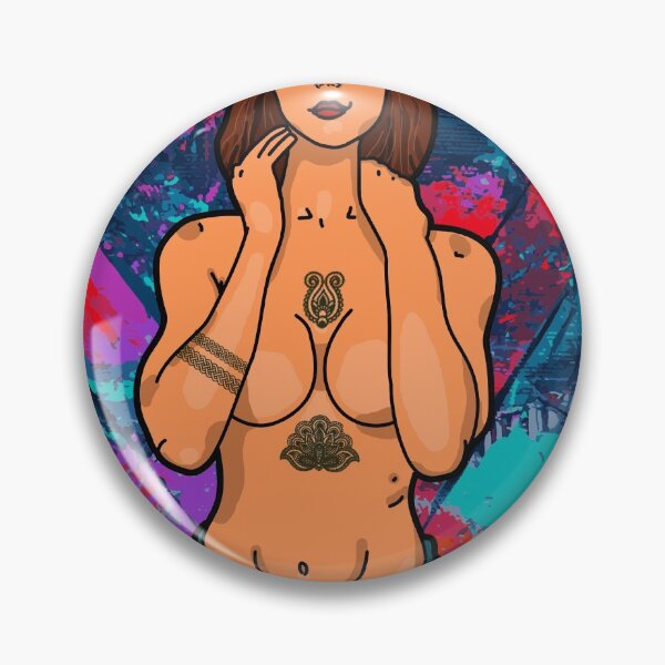 Item preview, Cartoon Tattoed Girl designed and sold by Funkey.