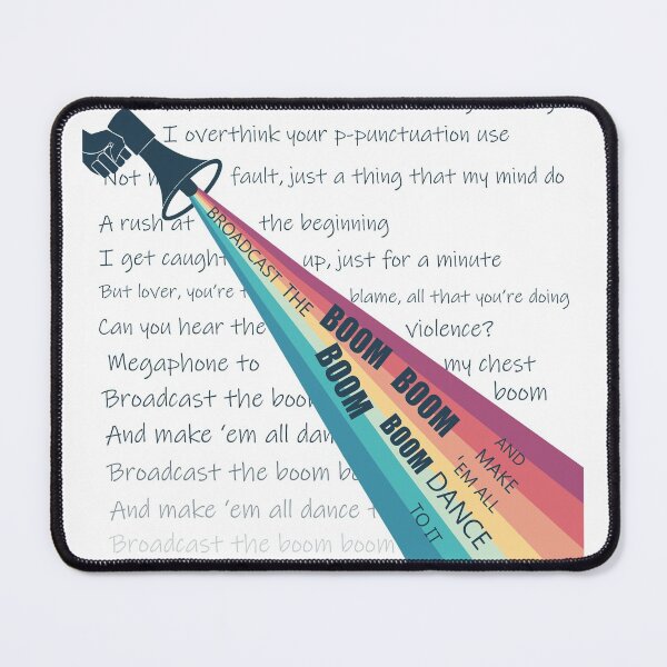 Item preview, Broadcast the boom boom boom (lorde Lyrics) designed and sold by theArtoflOve.