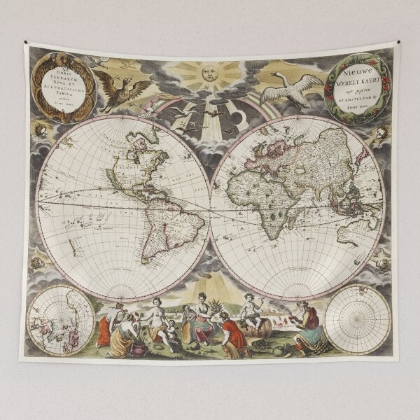 Item preview, Vintage Map of The World designed and sold by DigitalUnicorn.