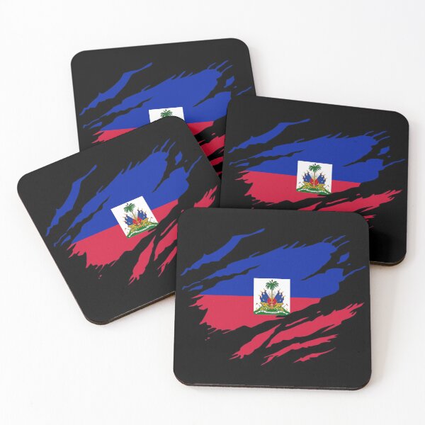 Item preview, Haiti flag torn style designed and sold by West indian touch.