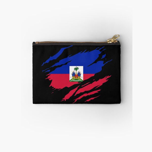 Item preview, Haiti flag torn style designed and sold by West indian touch.