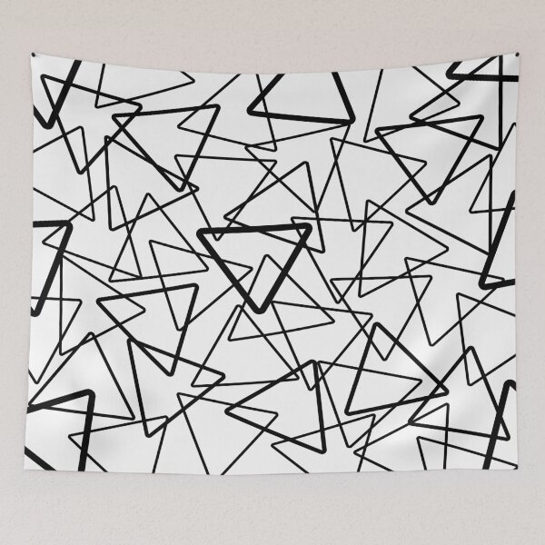 Item preview, Abstract geometric pattern - black and white. designed and sold by K.S ART.