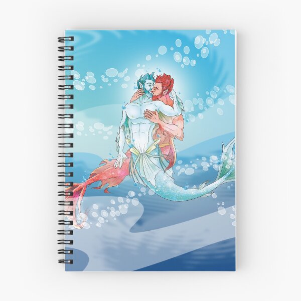 Item preview, Kissing mermen designed and sold by gaycomic.
