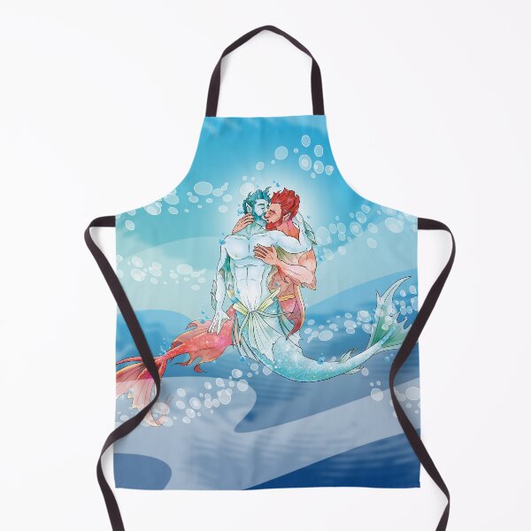 Item preview, Kissing mermen designed and sold by gaycomic.