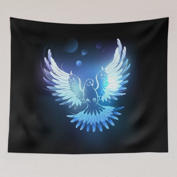 Item preview, glowing blue dove designed and sold by Blackmoon9.