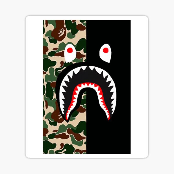 Black Bape Camo Shark Backpack 