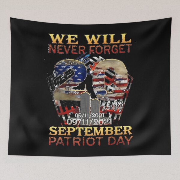 Item preview, Never Forget Day Memorial 20th Anniversary 911 Patriotic designed and sold by Marmion434423.