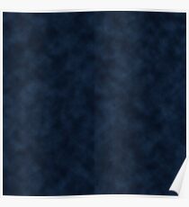 Blue Velvet Texture Poster